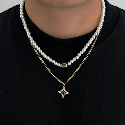 Amalfy Monarch Halsketten-Set (2-teilig)